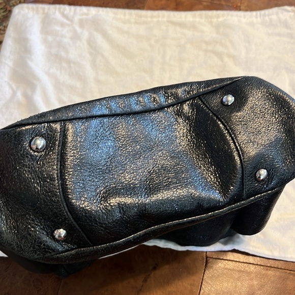 Authentic Prada Sacca Nero Lux shoulder bag with silver chain - Picture 4 of 13